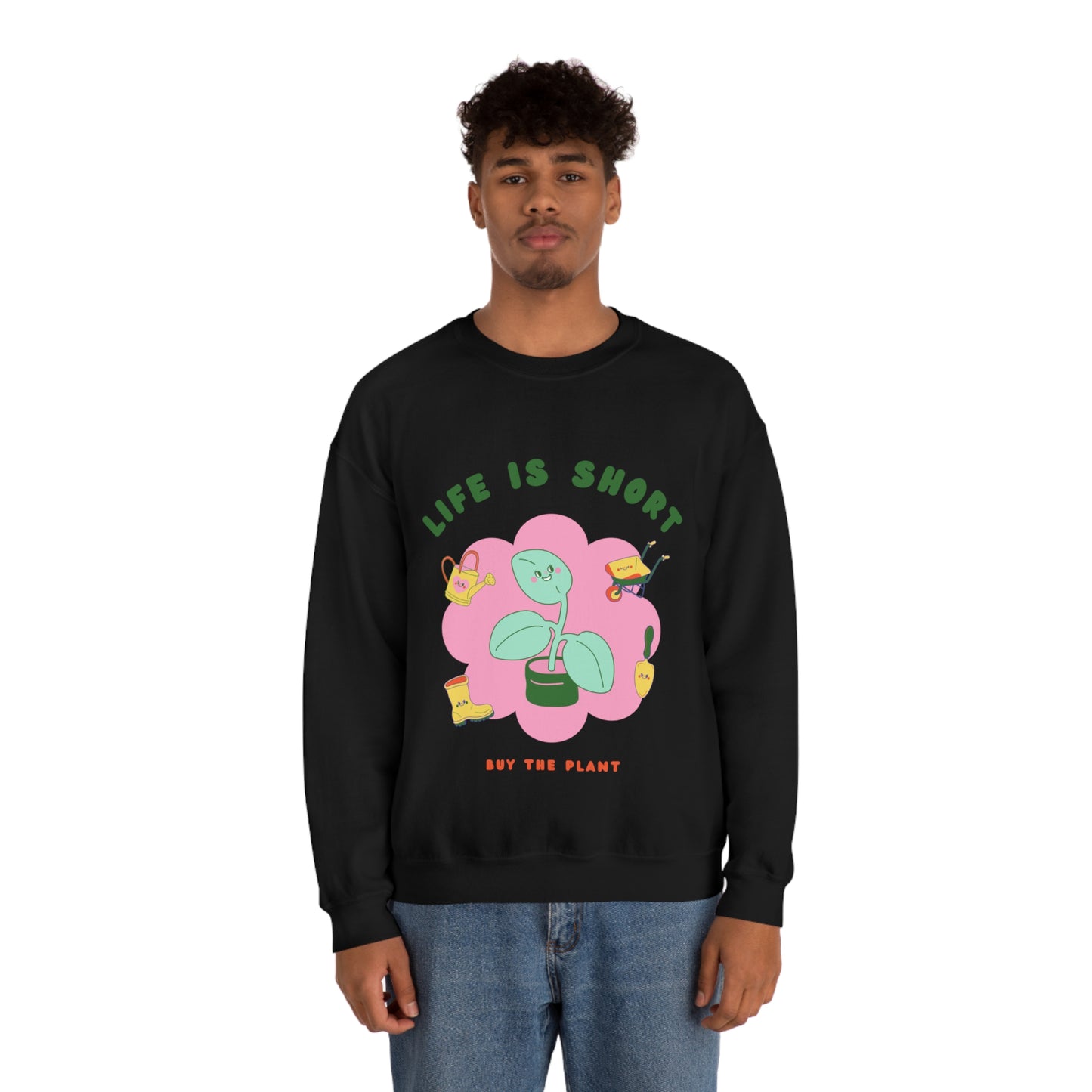 Life Is Short Unisex Crewneck