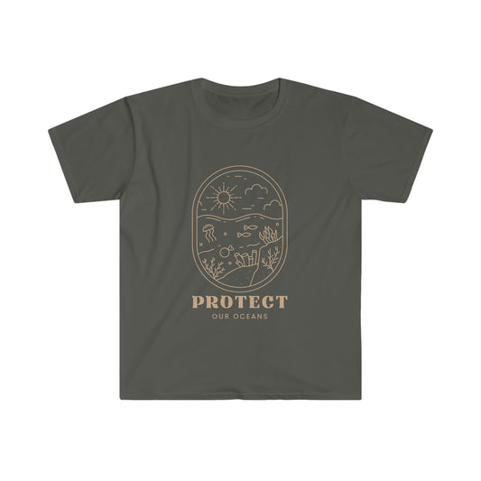 Protect Our Oceans Unisex Softstyle T-Shirt