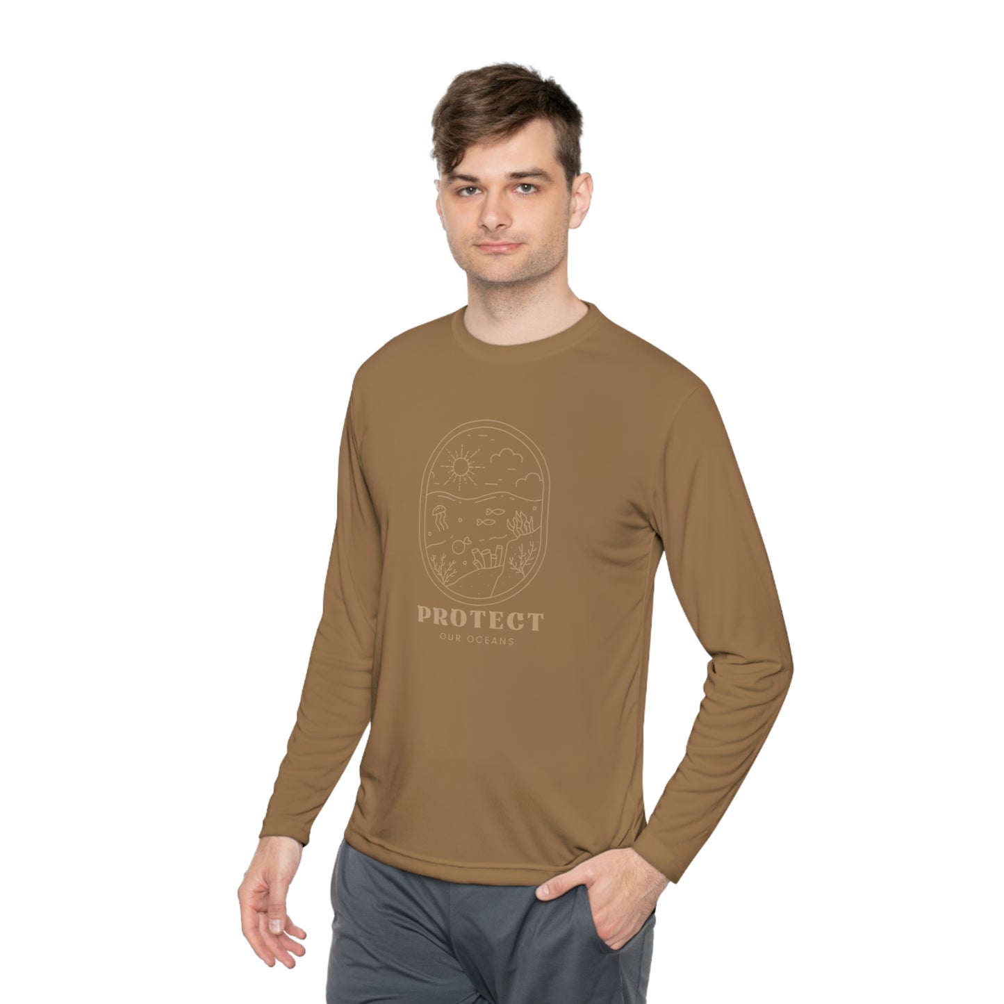 Protect Our Oceans Unisex Lightweight Long Sleeve