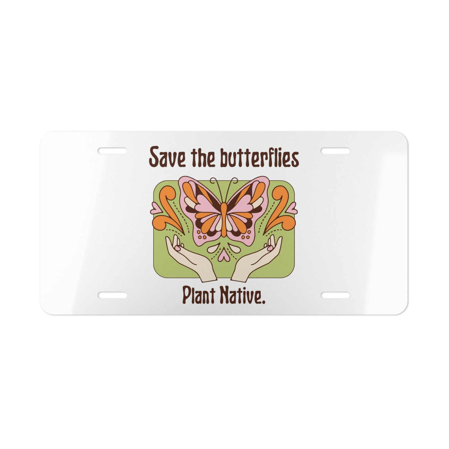 Plant Native Vanity Plate